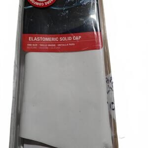 SPEEDO Unisex Solid Elastomeric Silicone Swim Cap White